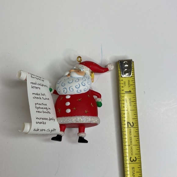 Hallmark Keepsake Lot of 2 Santa Christmas Ornaments - Picture 4 of 12